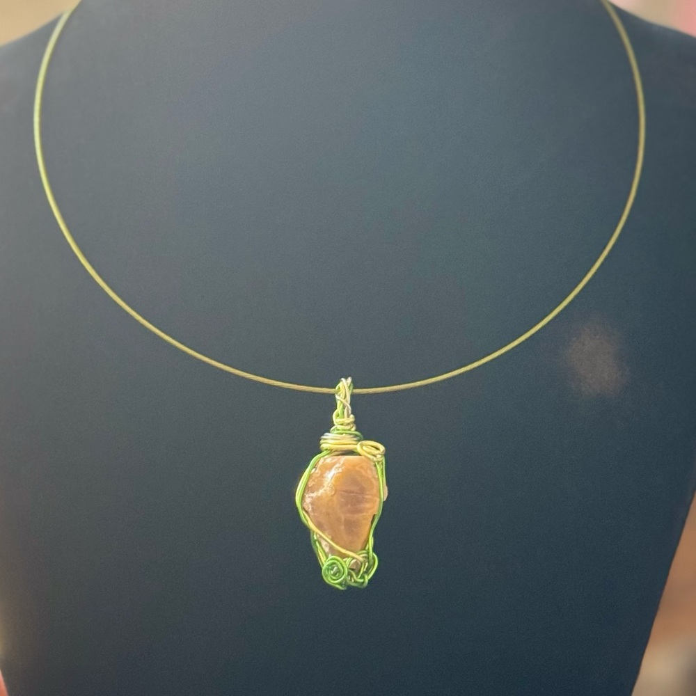 Intriguing Rough Opal Necklace - Picture 3 of 10